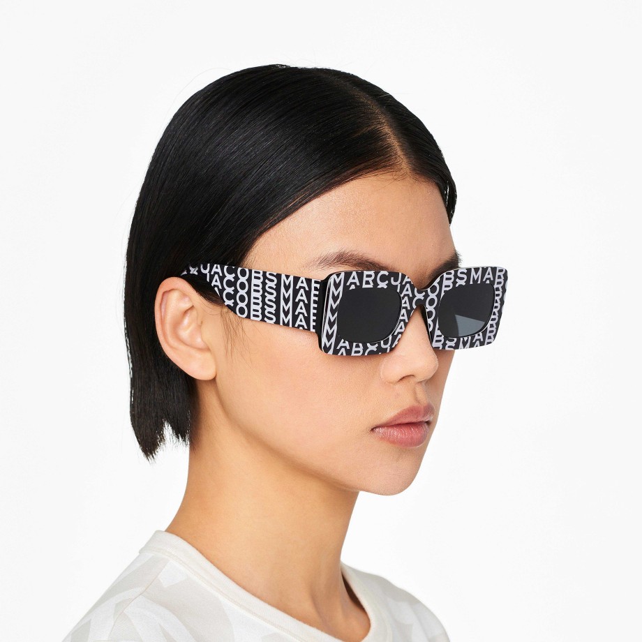 Tilbehor Marc Jacobs | Monogram Rektangulaere Solbrille